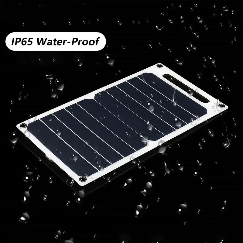 "Portable 30W Solar Panel with USB Charging for Outdoor Adventures"