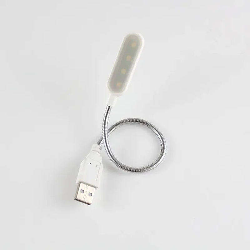 "Mini USB Reading Lamp: Portable 6 LED Desk Light for Laptop, Power Bank, and More"