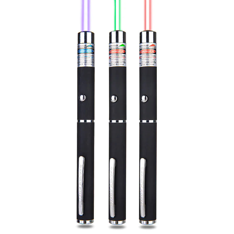 3 Packs 900Mile Laser Pointer Pen Green Blue Red Light Visible Beam Lazer Grab-A-Gadget