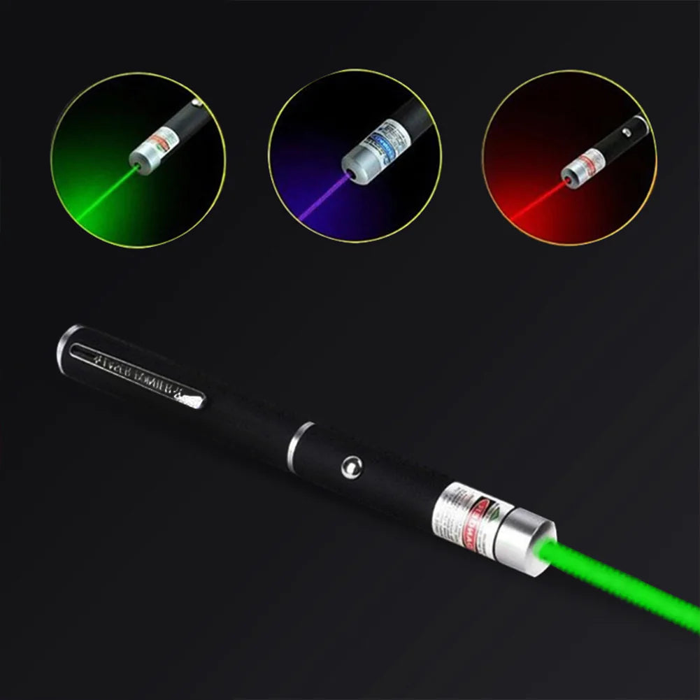 3 Packs 900Mile Laser Pointer Pen Green Blue Red Light Visible Beam Lazer Grab-A-Gadget