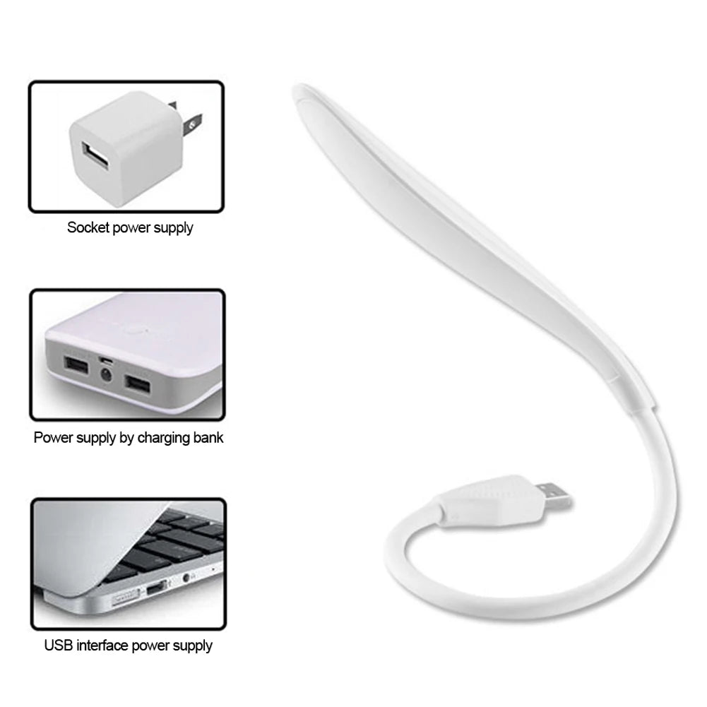 "USB LED Book Light: Portable Eye Protection for Studying and Reading"