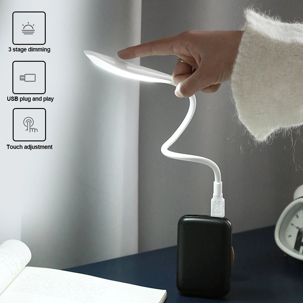 "USB LED Book Light: Portable Eye Protection for Studying and Reading"