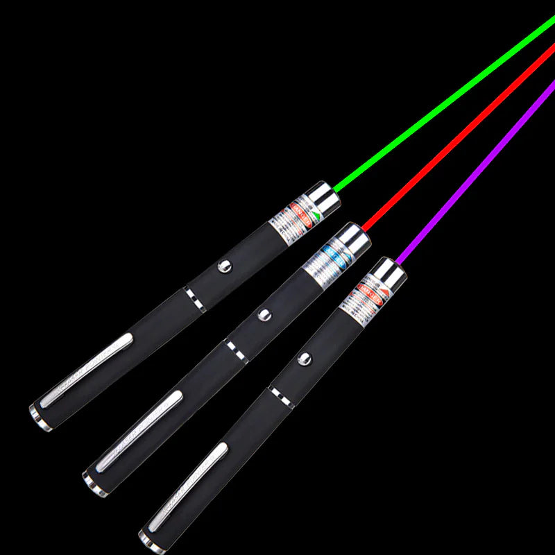 3 Packs 900Mile Laser Pointer Pen Green Blue Red Light Visible Beam Lazer Grab-A-Gadget