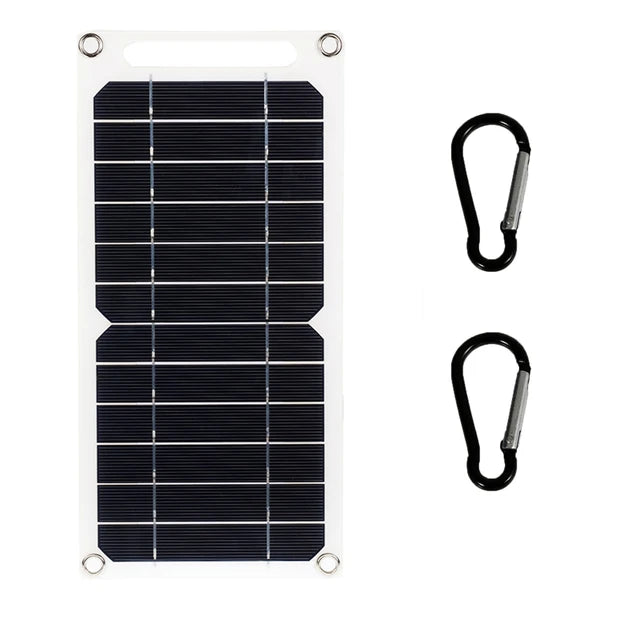 "Portable 30W Solar Panel with USB Charging for Outdoor Adventures"