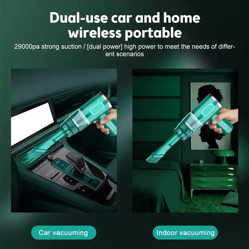 29000PA Cordless Hand Held Vacuum Cleaner Mini Portable Car Auto Home Wireless Grab-A-Gadget