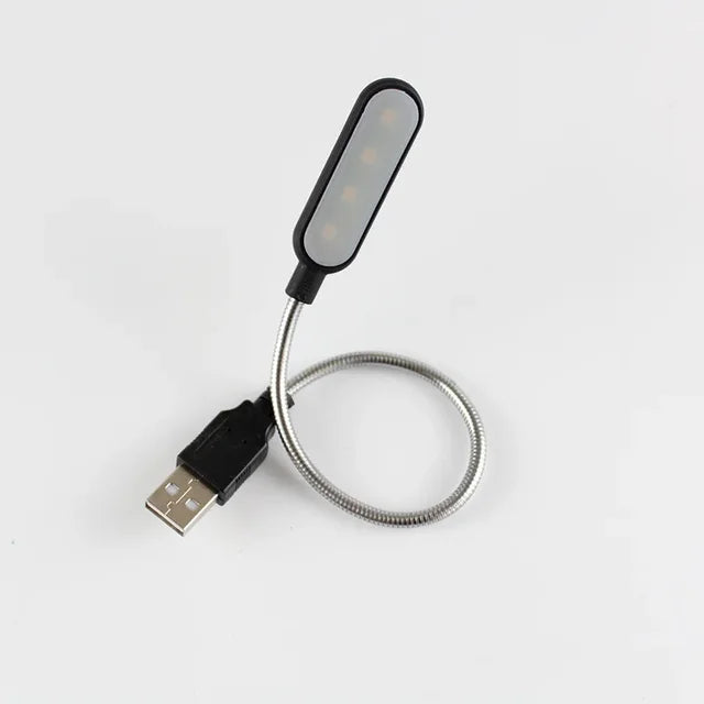 "Mini USB Reading Lamp: Portable 6 LED Desk Light for Laptop, Power Bank, and More"