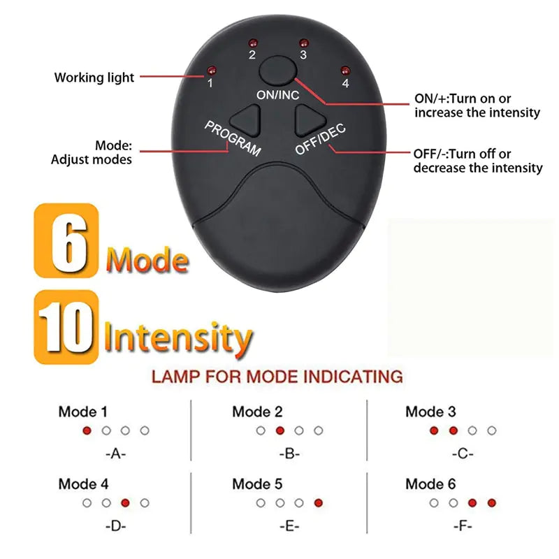 Electric Muscle Stimulator Fitness Massager Grab-A-Gadget