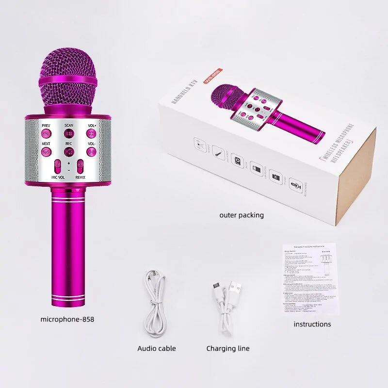 Bluetooth Karaoke Wireless Microphone Grab-A-Gadget