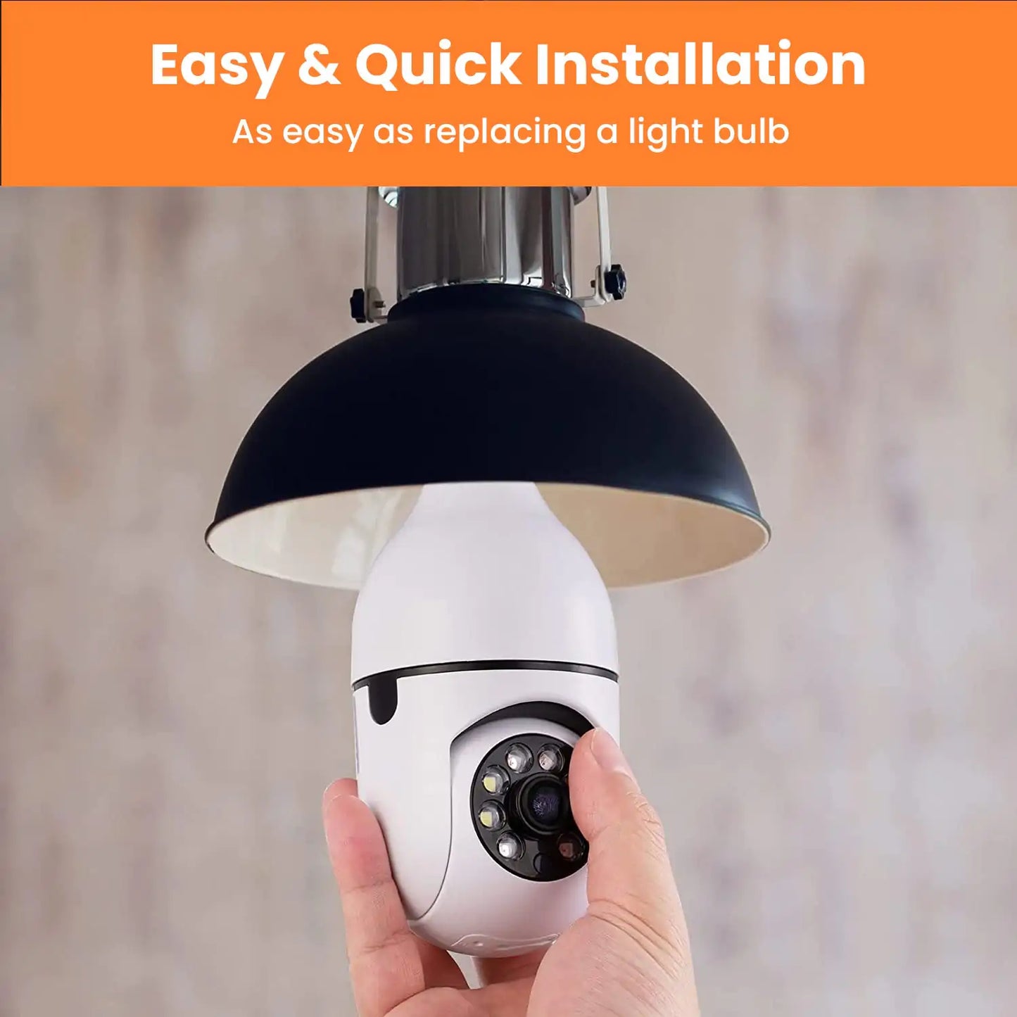 1080P Light Bulb Spy Camera Grab-A-Gadget