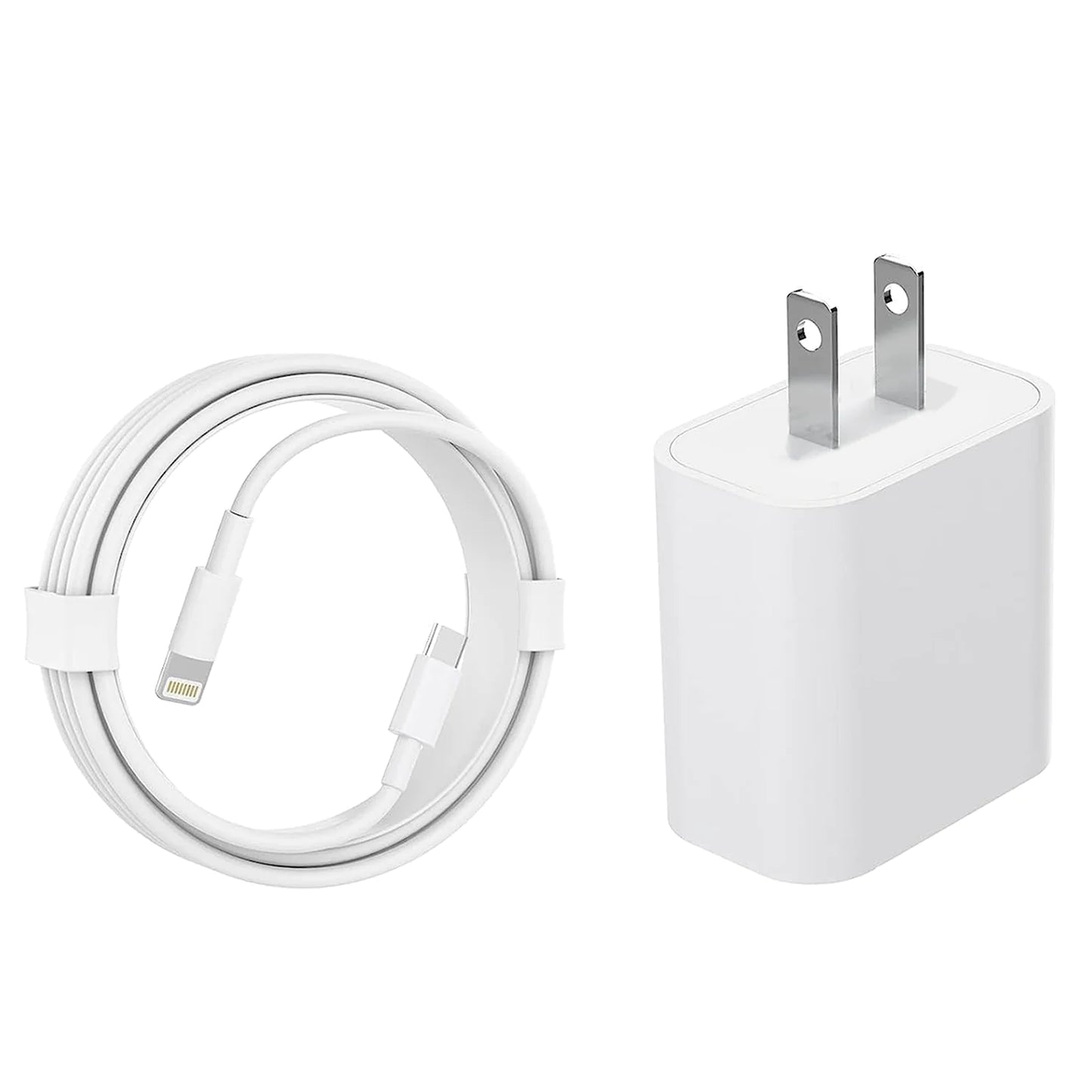 2024 20W USB-C Fast Charger PD Adapter Cable For iPhone 14/13/12/11 XR Pro iPad Grab-A-Gadget