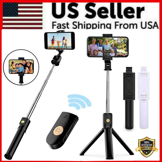 Selfie Stick Tripod Remote Desktop Stand Cell Phone Holder For iPhone Samsung US Grab-A-Gadget